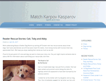 Tablet Screenshot of matchkarpovkasparov.com